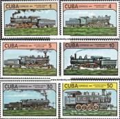 *Známky Kuba 1984 Lokomotívy séria MNH - Kliknutím na obrázok zatvorte -